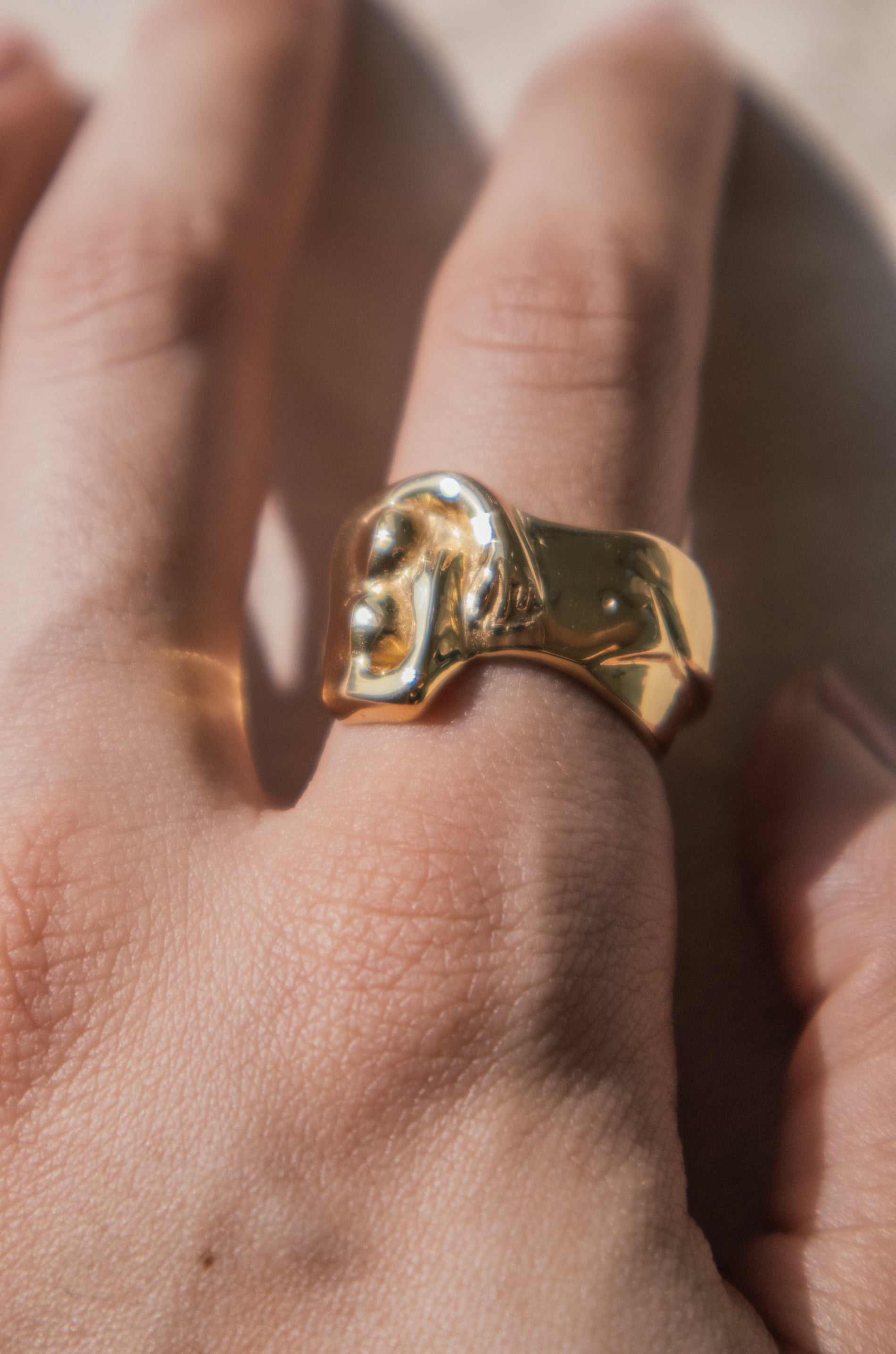 Anillo Cosima I - 18k Oro Vermeil