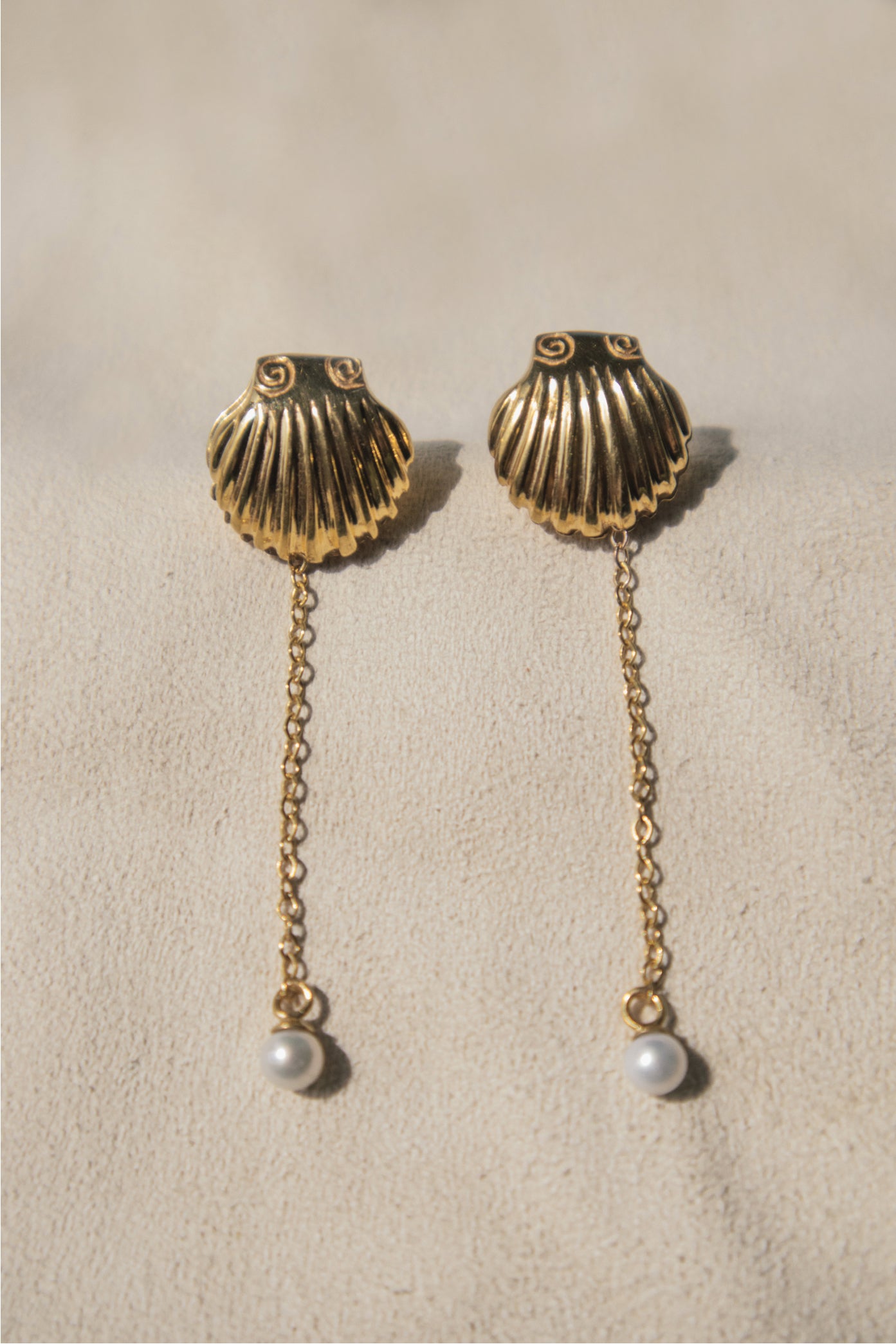 Pendientes La Perlita - 18k Oro Vermeil