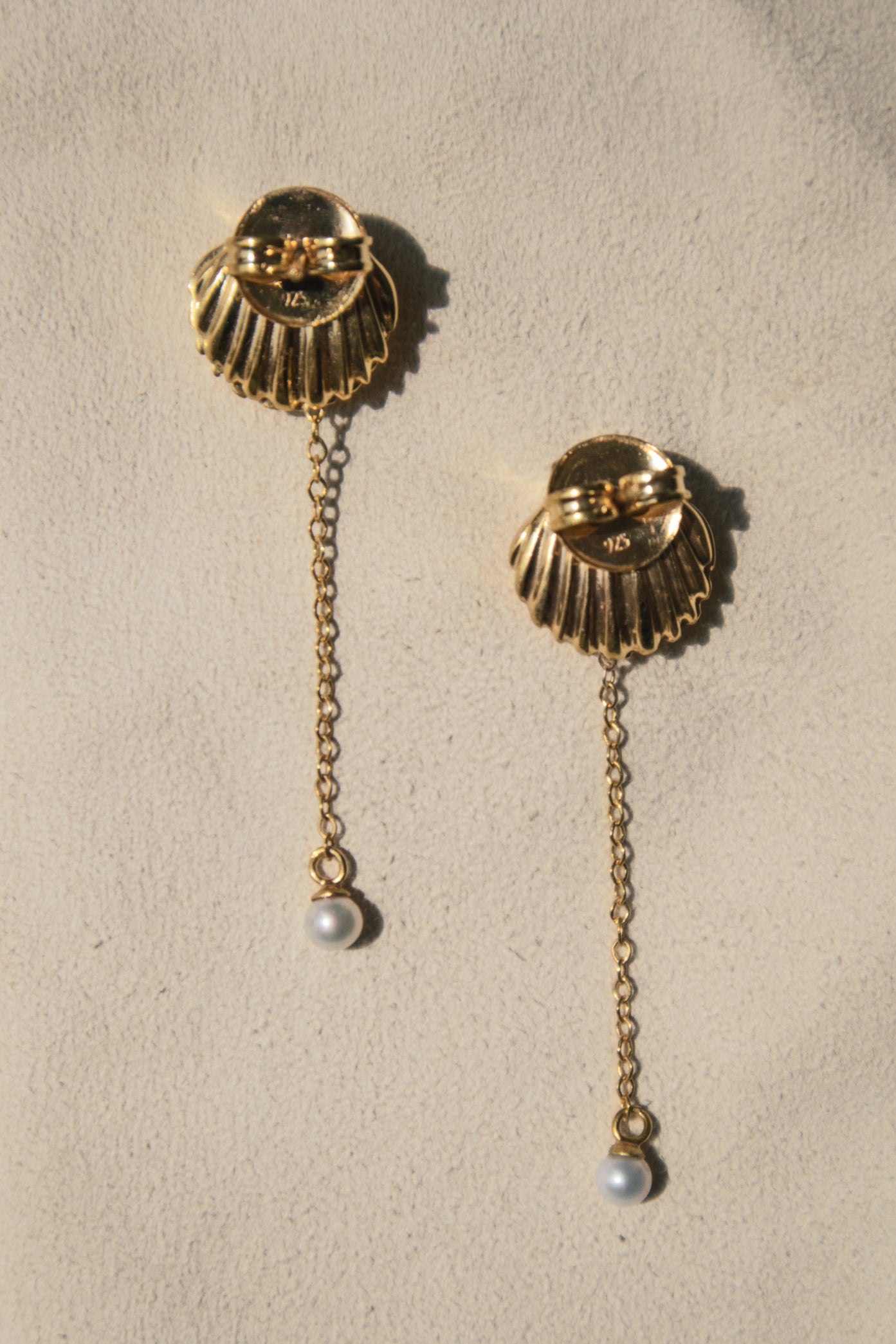 Pendientes La Perlita - 18k Oro Vermeil