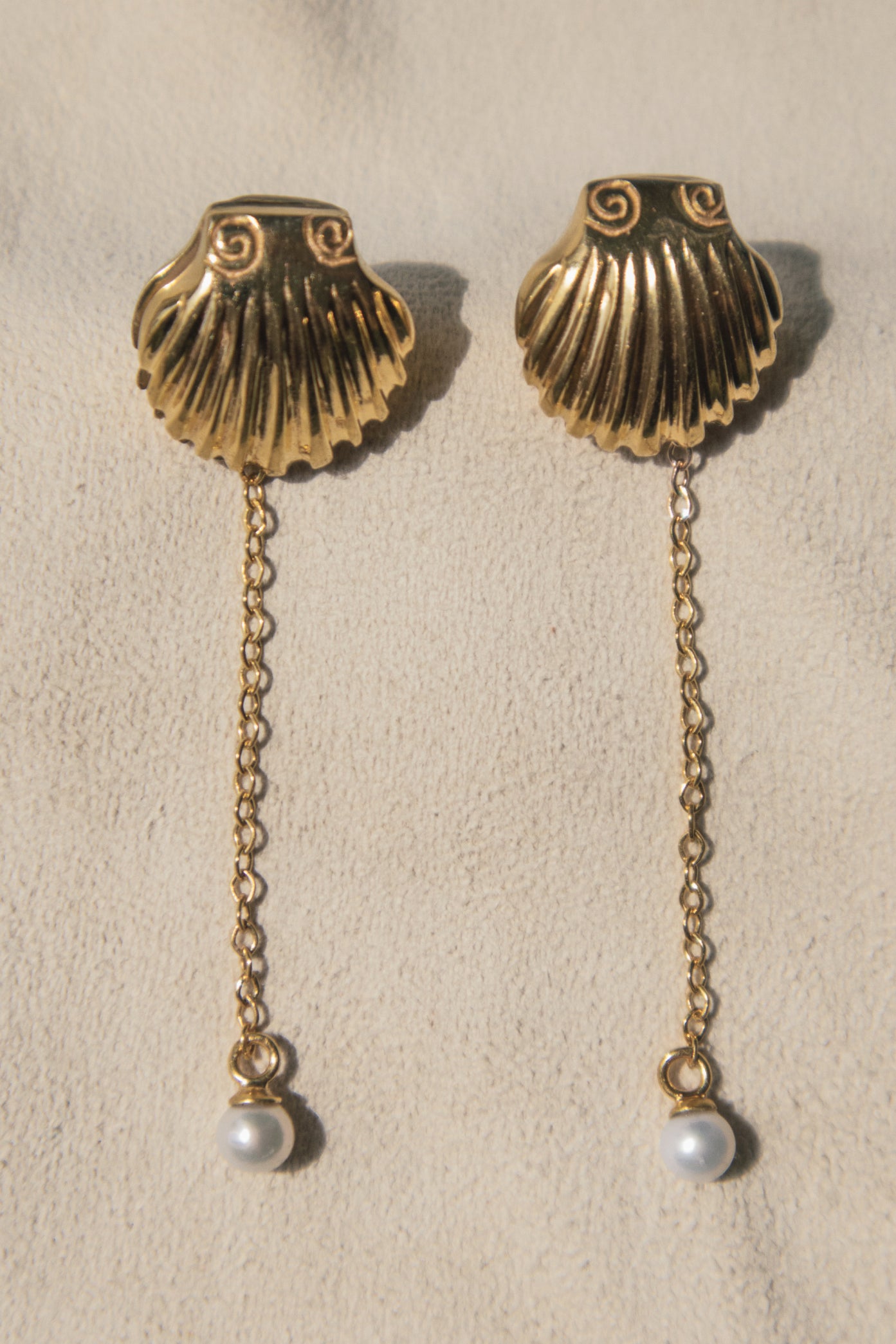 Pendientes La Perlita - 18k Oro Vermeil