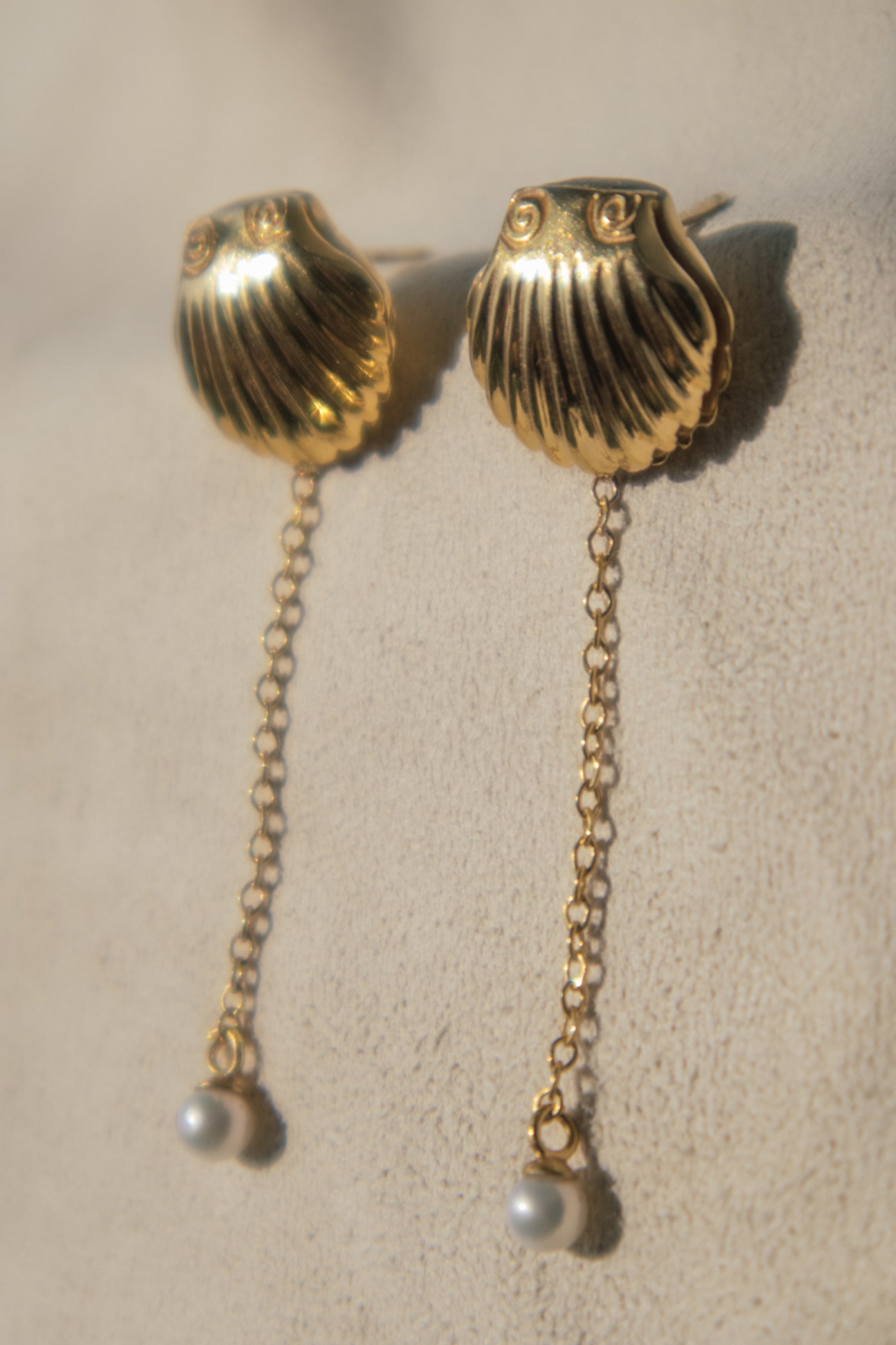 Pendientes La Perlita - 18k Oro Vermeil