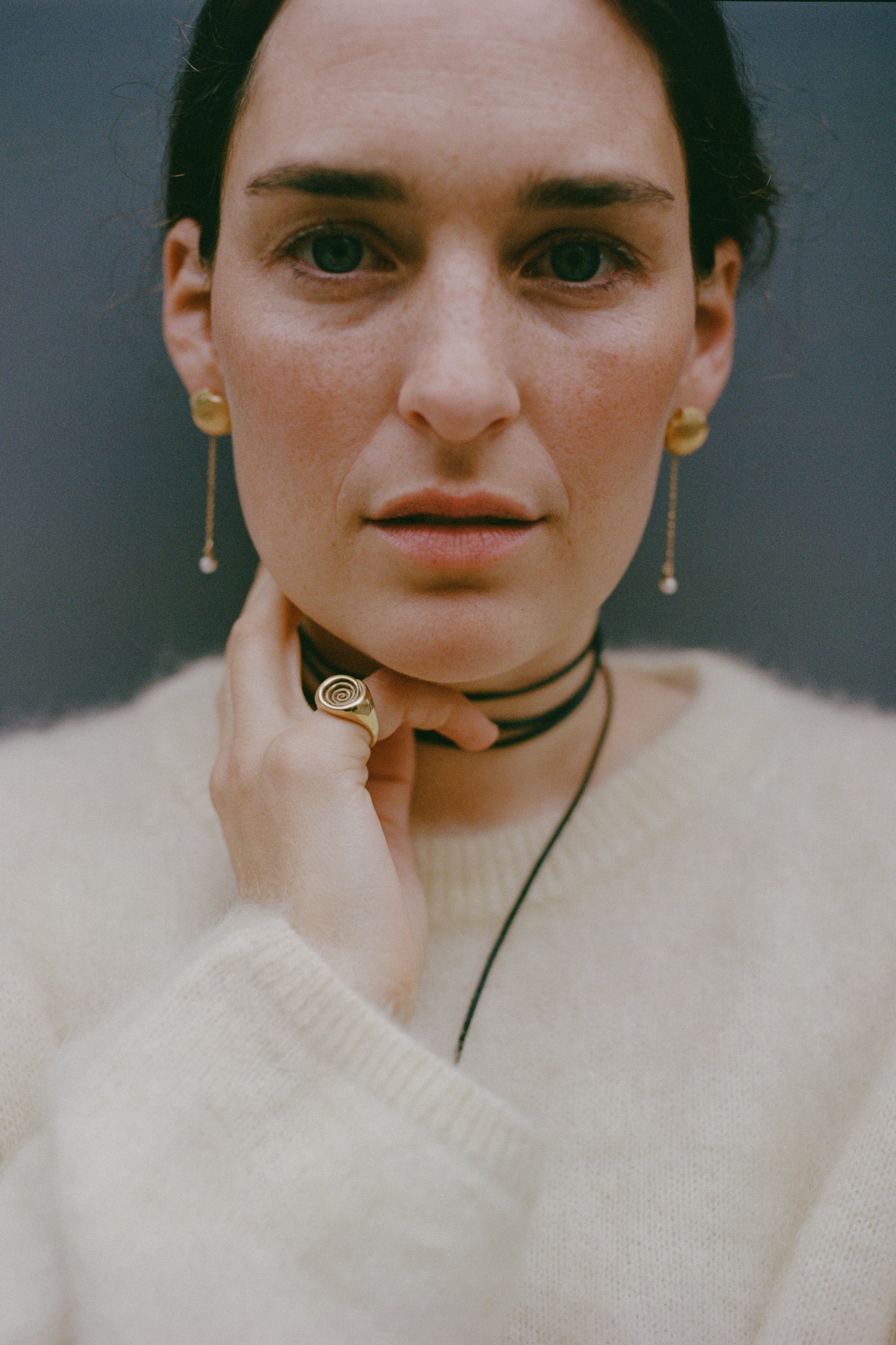 Pendientes La Perlita - 18k Oro Vermeil