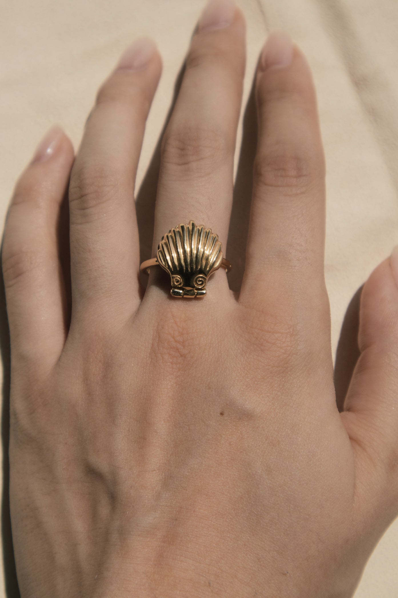 Anillo La Perlita - 18k Oro Vermeil