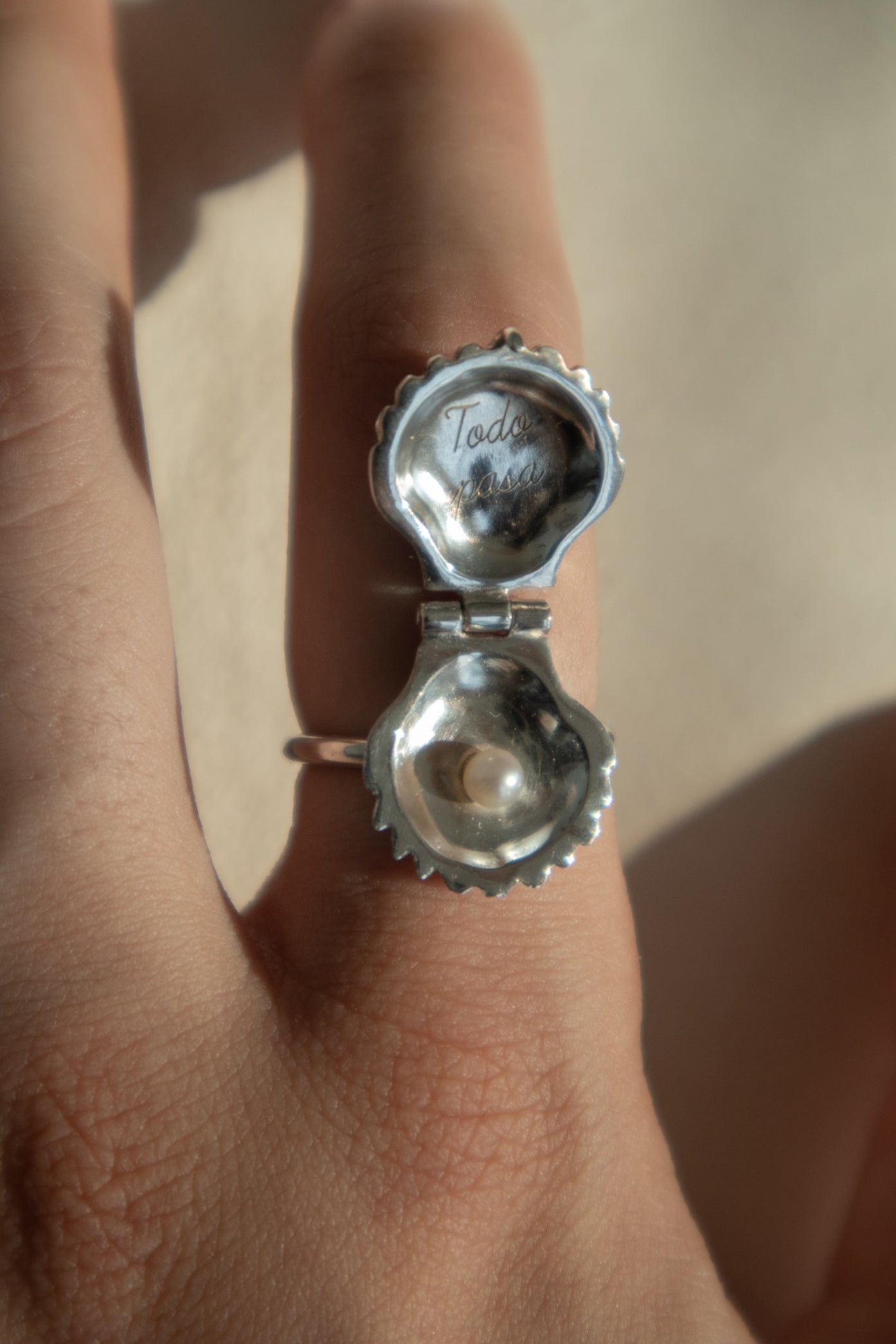 Anillo La Perlita - 925 plata