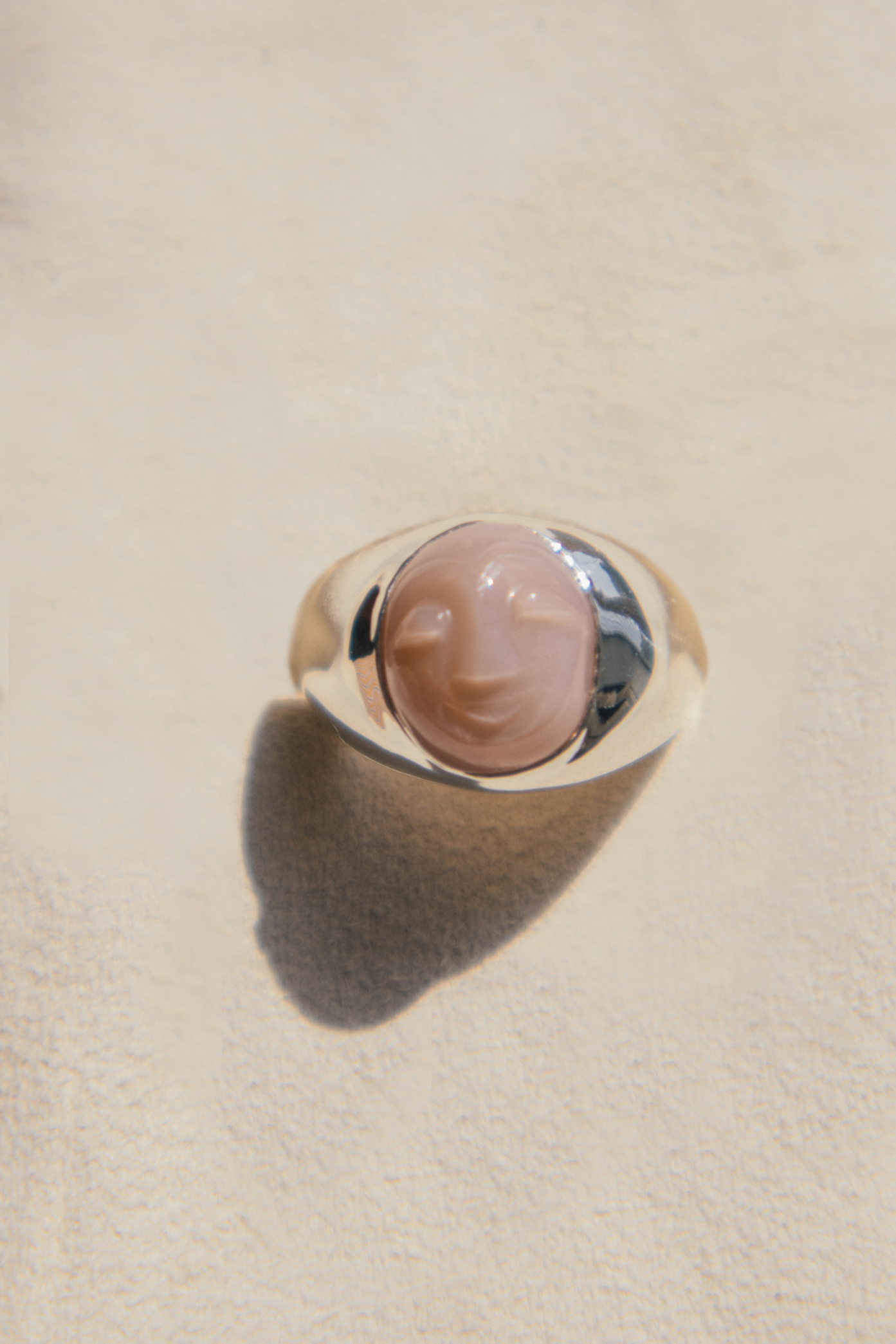 Soma Moonstone Ring - 925 Silver