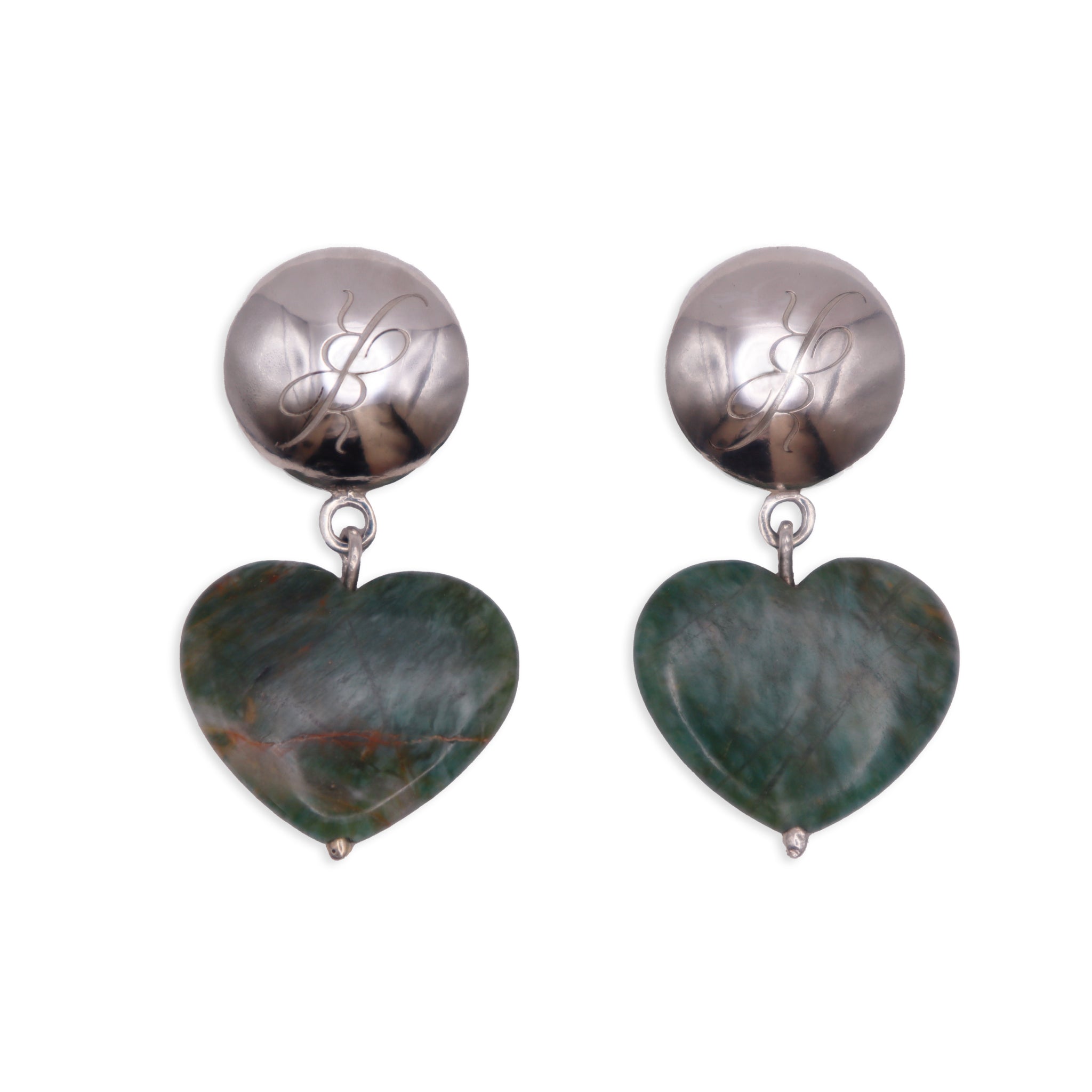 Dionne Jade Earrings - 925 Silver