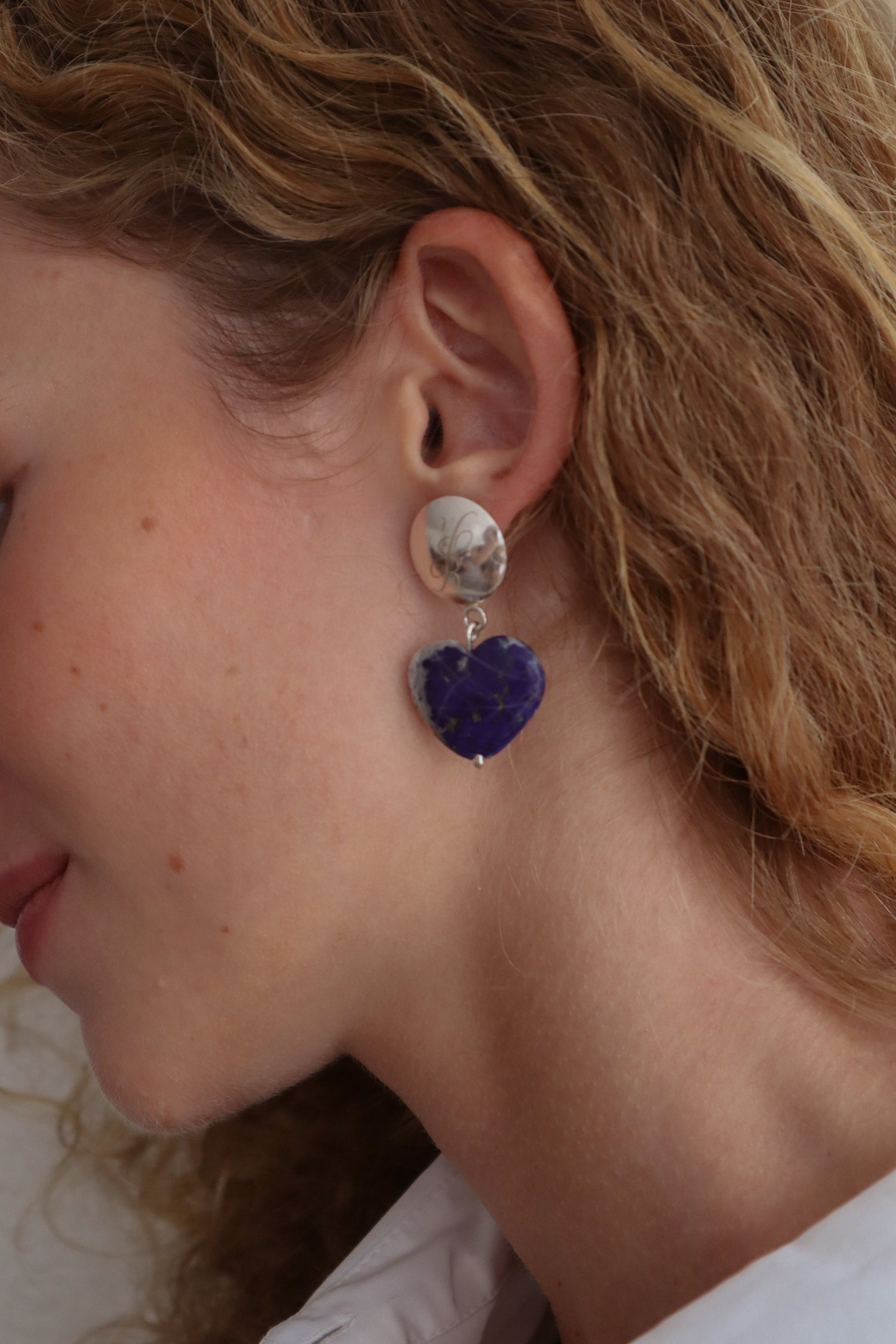 Dionne Lapis Earrings - 925 Silver