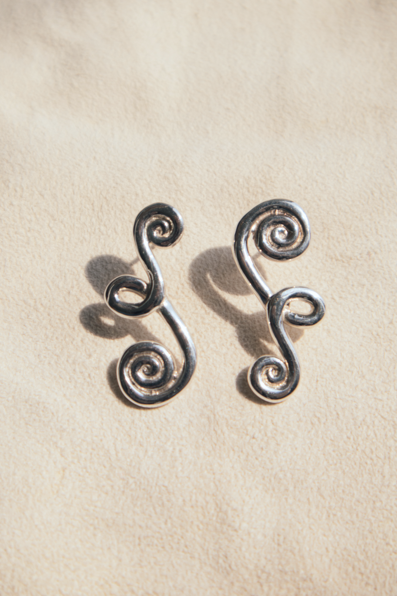 El Garabato Earrings - 925 Silver